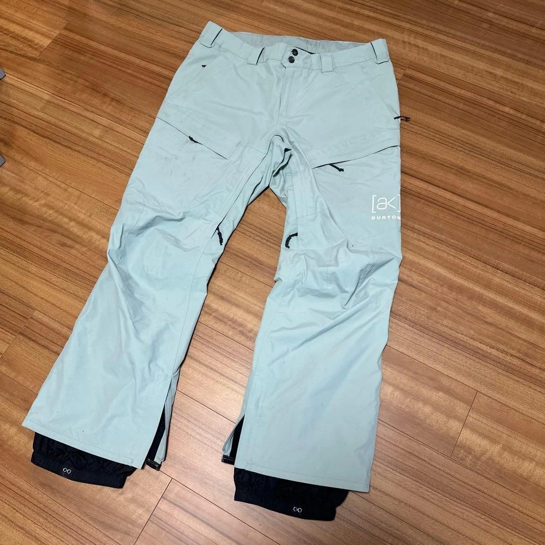 BURTON AK SWASH PANTS Petrol Green with belt, size XL | eBay