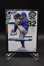 Charlee Soto /39 2025 Panini Prospect Edition Black Laser Prizm Minnesota Twins