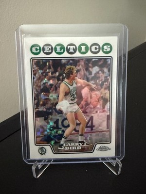 2008 Topps Chrome Larry Bird X-Fractor #88/288