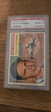 1956 Topps - Red Schoendienst #165 Gray Back PSA 8