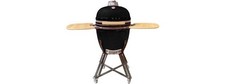 VivaGarden Barbecue a Carbone da Giardino Acciaio Ø 54 cm / 122h cm Nero Kamado