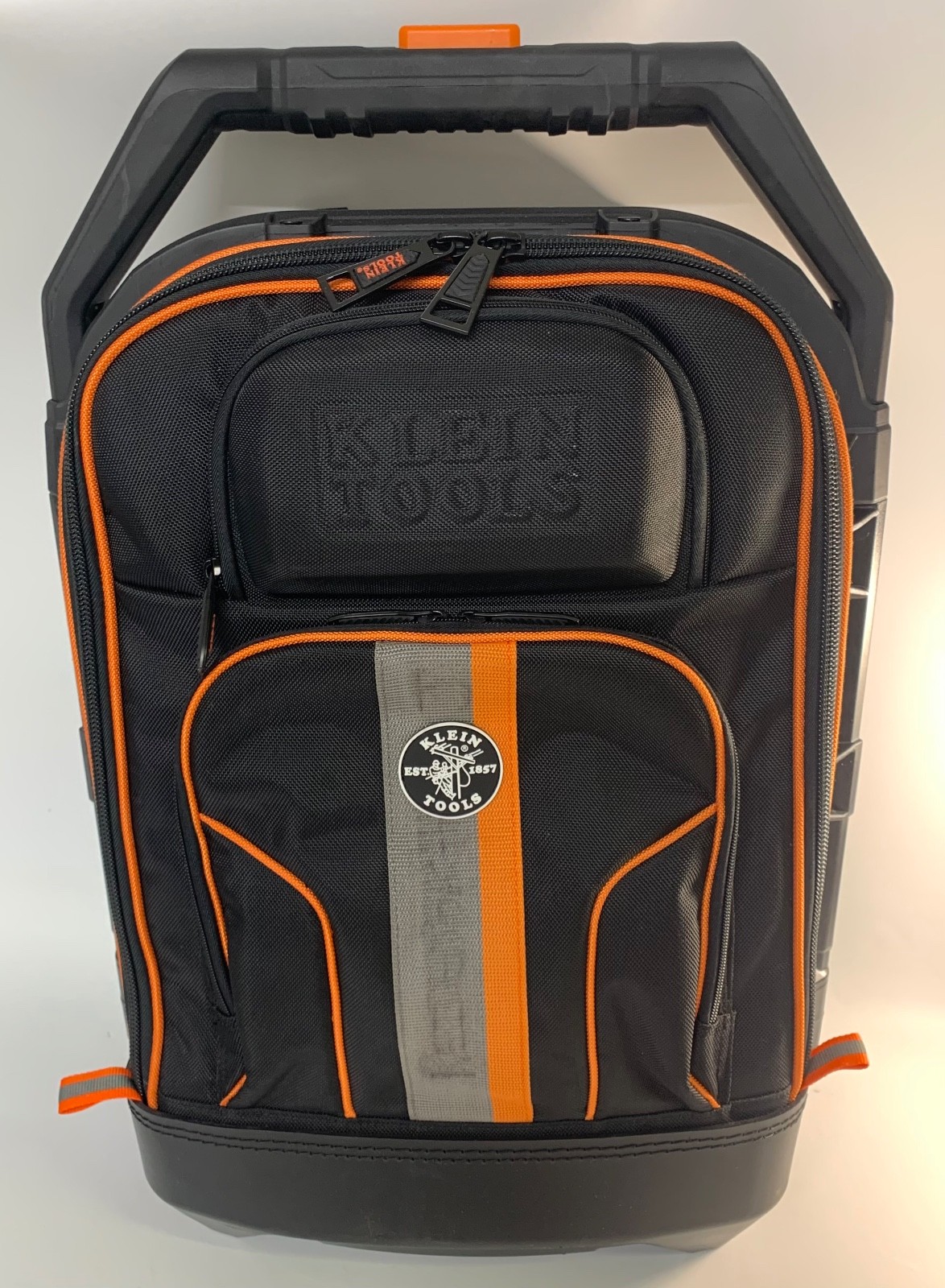 Klein Tools 55604 Rolling Tool Backpack Tool Bag 28 Pockets