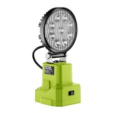Cordless Led Work Light For Ryobi 18v One Li-ion Battery 27w 2100lm No Battery