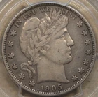 1905-S Barber Half Dollar 50c PCGS Certified VF35 I Grade XF