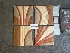 4 Vintage Jim Thompson Kissenbezüge aus Seide Thai Silk Rar NEU