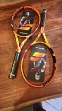 A pair (2 rackets) of NEW Babolat Pure Aero Rafa 2019, 4 1/4