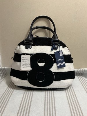 muta Marine Japan 8 Logo Terry Boucle 2 Way Satchel Crossbody Bag NWT Rare