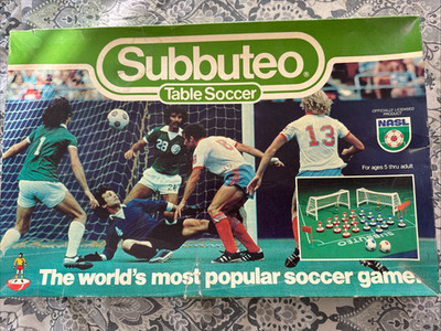 Subbuteo Vintage à Aimants - Édition Team - Boîte - Fabrication Italienne Artisanale