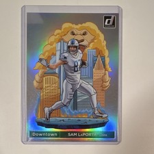2024 Panini Donruss Downtown! Sam LaPorta Detroit Lions #6 Oversized