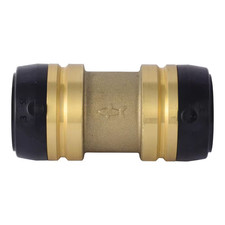 1-1/4 In. Push-To-Connect Brass Coupling Fitting