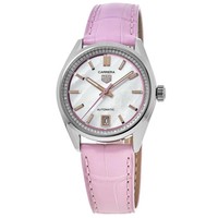 New Tag Heuer Carrera Date Automatic White Mother Women's Watch WBN2315.FC8331