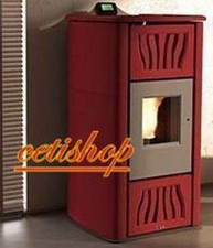 STUFA A PELLET ANSELMO COLA TERMO POWER 24 KW CUOIO TERMOSTUFA IDRO 24 ENERGY