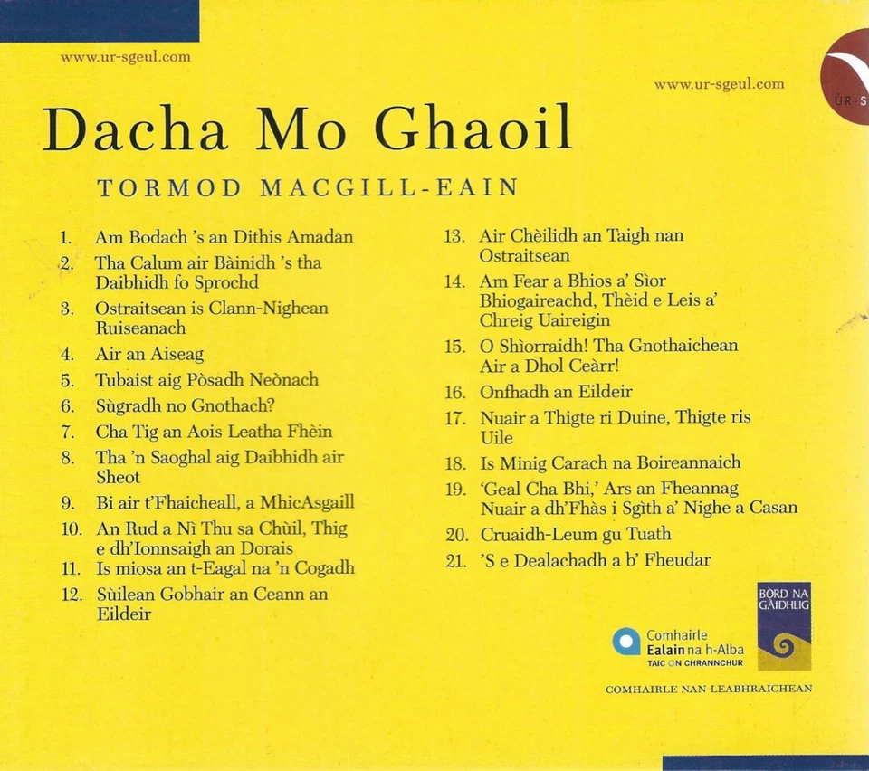 Dacha Mo Ghaoil by Norman Maclean Audio book on CD (Scots Gaelic) - Image 2 of 2