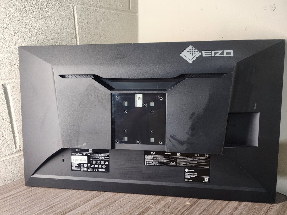 Eizo FlexScan EV2750 27 inch Wide IPS LCD Monitor 2560x1440 Black