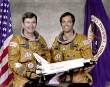 STS 1 John W Young and Pilot Robert L Crippen NASA 8.5x11 Photo