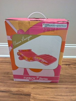 Funboy Barbie Chaise Lounger Limited Edition  71'' X 45'' Pool Float