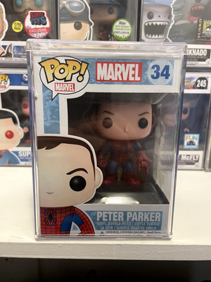 Funko Pop Marvel Peter Parker Vinyl Bobble-Head Figure #34