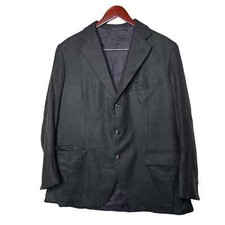 Loro Piana Dark Green 100 cashmere blazer sport jacket sz 2X