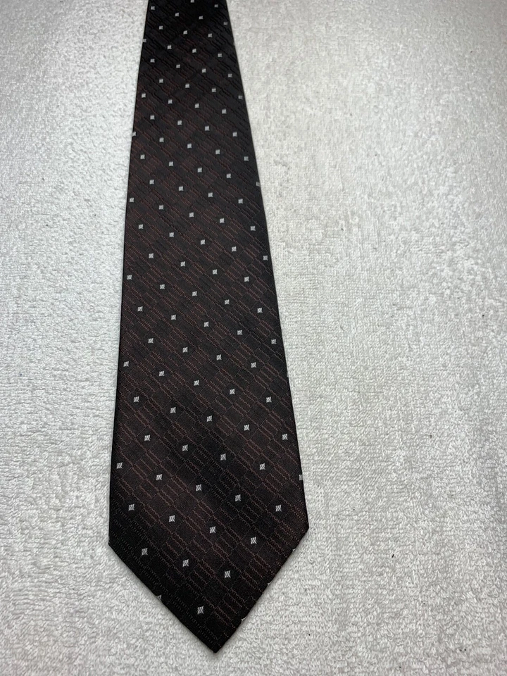 BEVERLY HILLS POLO HOMBRE CORBATA NEGRO BORGOÑA BLANCO 4 X 58 Foto 2 de 4