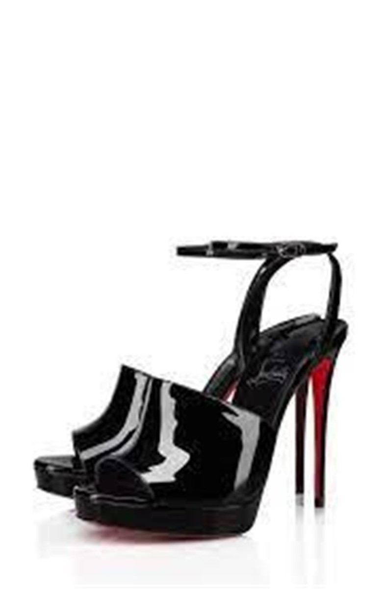 Christian Louboutin MIRADONA 120 Patent Leather Platform Heels
