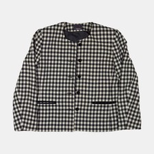 Griffon Overcoat Jacket / Size 14 / Short / Womens / Black / Wool Blend