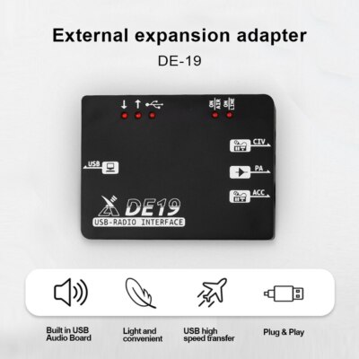 XIEGU DE19 Data Expansion Adapter For G90 G106 X5105 Short Wave
