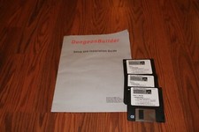 Dungeon Builder IBM PC Game on 3.5" disks with set-up installation guide