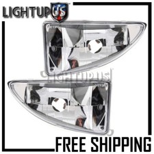 Left Right Sides Pair Driving Fog Lights Fog Lamps For 2000-2004 Ford Focus