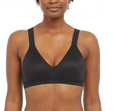 Spanx - Bra-llelujah Light Lined Bralette - Very Black - NWT