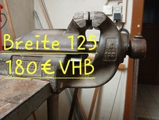 Schraubstock Leinen, Backenbreite 125MM