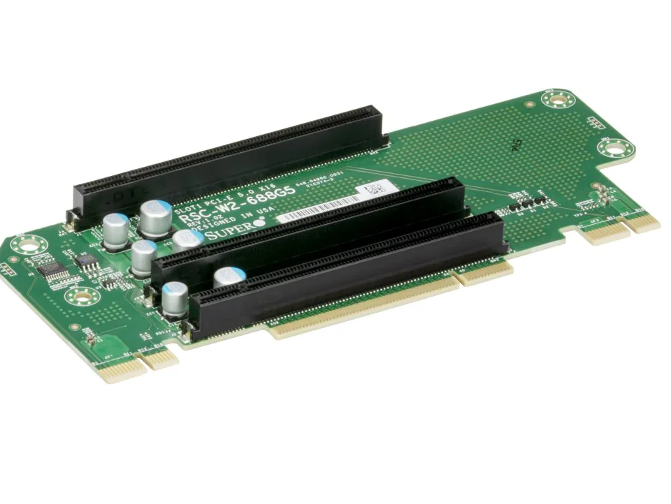 Supermicro RSC-W2-688G5 2U LHS WIO Riser card with two PCI-E 5.0