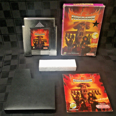COMPLETE Firehawk NES Nintendo CIB Manual BOX Game FIRE HAWK Sleeve ...