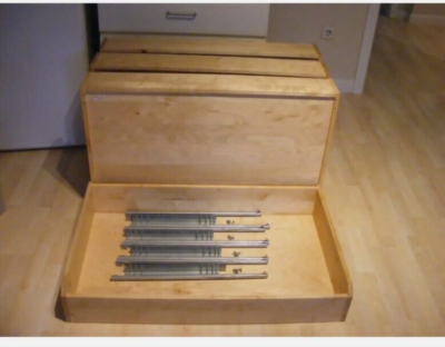 ⚜️ 1x IKEA komplement schublade vollholz Birke für Pax 100cm Schrank