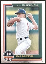 2022 Panini USA Baseball Stars & Stripes Longevity #92 Ryan McPherson Team USA