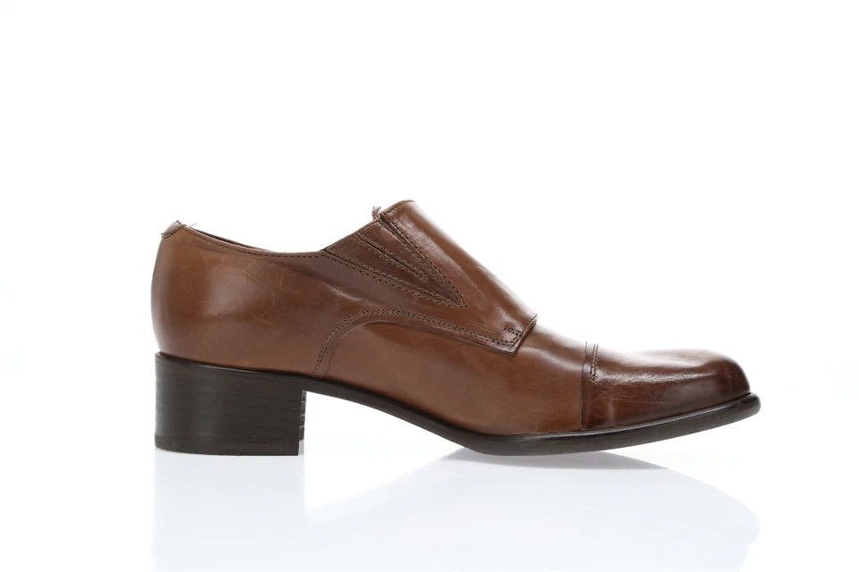 Mujer ALBERTO FERMANI Zapatos de salón/tacones de cuero marrón talla. 37,5 Foto 4 de 4