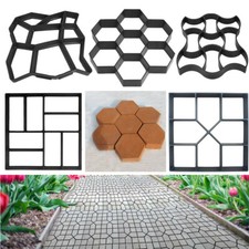 Driveway Paving Mold Brick Concrete Walkway Paver Plastic Floor Mold for Garden