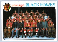 CHICAGO BLACKHAWKS TEAM CHECKLIST 1978-79 O-PEE-CHEE 78-79 NO 195 NRMINT+  60469