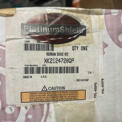 Meritor XK2124720QP Remanufactured Drum Brake Shoe Kit w/Hardware Volvo 85101693