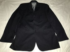 Hugo Boss ‘Scorsese/Movie’ Men Size 40R Black Wool Sport Coat Blazer Made In USA