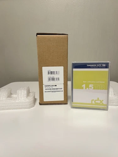 Tandberg 8723-RDX RDX 1.5TB Data Cartridge New Sealed Box
