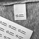 60 Just-Stick Clothing Name Labels