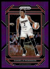 2023-24 Panini Prizm WNBA Purple Prizm Danielle Robinson 037/149 Atlanta Dream