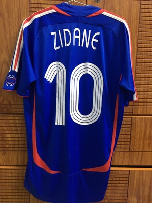FRANCE NATIONAL TEAM HOME JERSEY 2006 ZIDANE #10 S MEN SIZE 740126 VINTAGE  | eBay