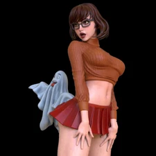 Velma+NSFW 1/4 Painted 3D Printed 12K Figure Resin Model Kit Unassembled