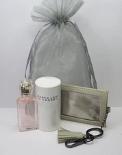 ASSORTED TRAVEL ESSENTIALS - PARFUM STICK, EAU DE PARFUM & MIRROR KEYCHAIN