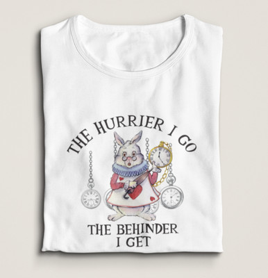 Alice in Wonderland Unisex Shirt, Mad Hatter Tea Party Cheshire Cat White Rabbit