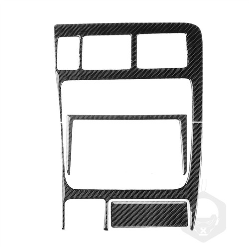 4×Carbon Fiber Central Control Radio AC Panel Set Trim for Toyot@ Tacom@ 2001-04 - Picture 2 of 12