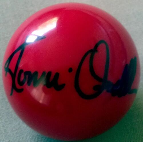 RONNIE O'SULLIVAN Signed RED SNOOKER BALL Champion number x1 - Afbeelding 1 van 2