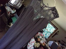 womans dress-GUESS LOS ANGELES, sz. L.sexy-stretch type;mesh top.