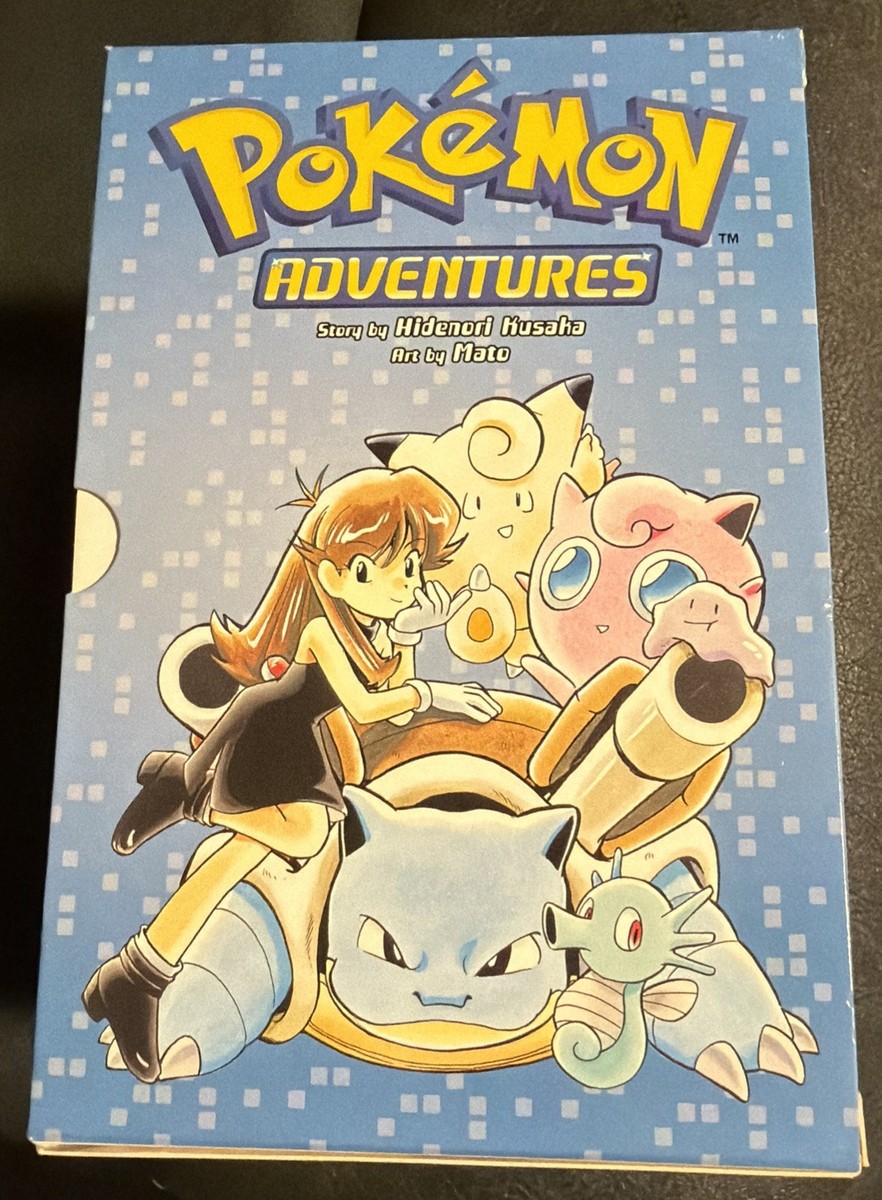 Pokemon Adventures Graphic Novel Box Set Red & Blue Volumes 1-7